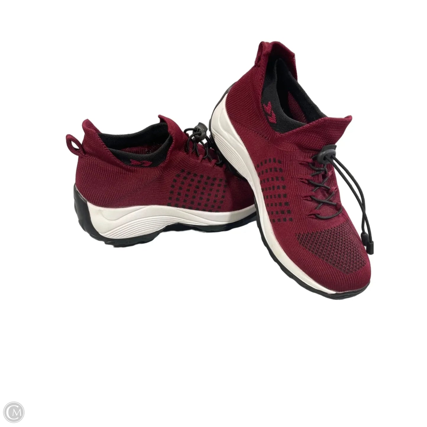 Shoes Athletic By Clothes Mentor In Maroon, Size: 9