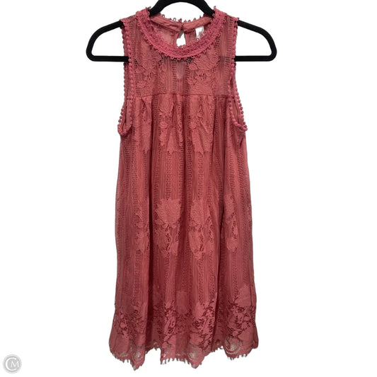 Dress Casual Short By No Boundaries In Pink, Size: M