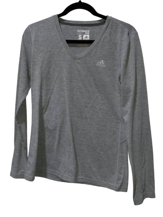 Athletic Top Long Sleeve Crewneck By Adidas  Size: S