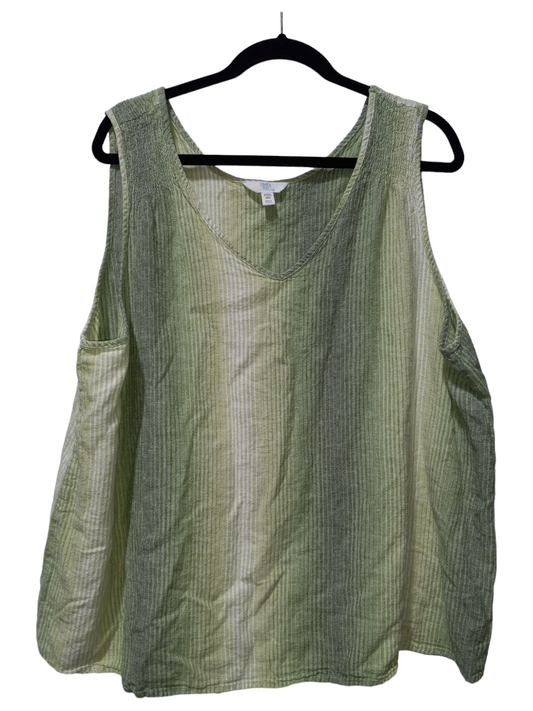 Top Sleeveless By Time And Tru  Size: 3x