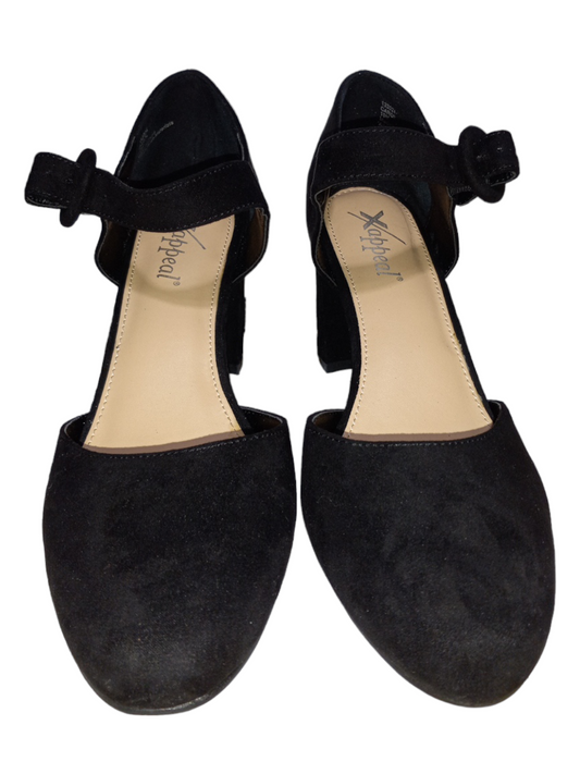 Black Shoes Heels Block Xappeal, Size 10