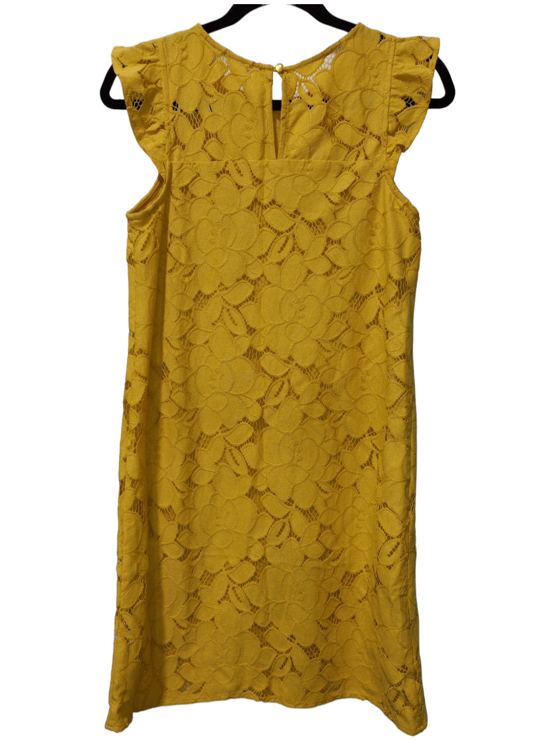Yellow Dress Casual Short Monteau, Size S