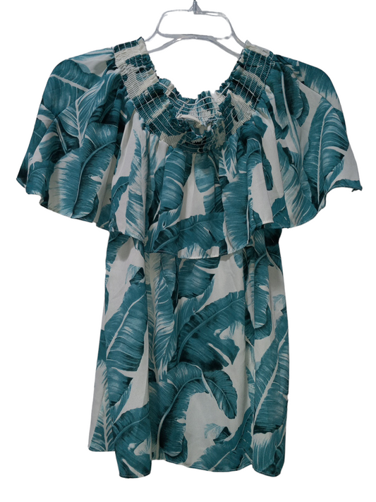 Tropical Print Shorts Set Adrienne Vittadini, Size S