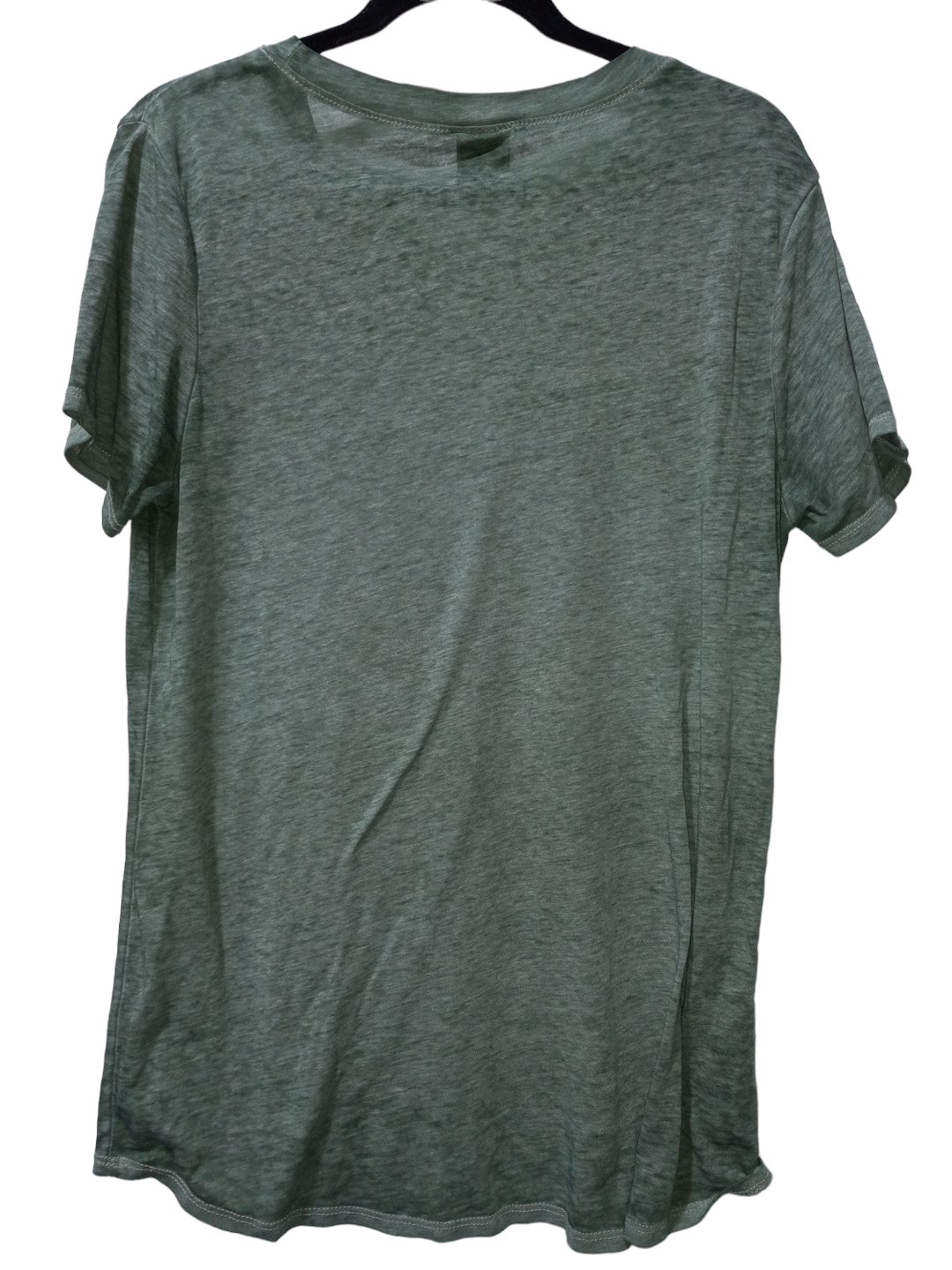 Green Top Short Sleeve Modern Lux, Size L