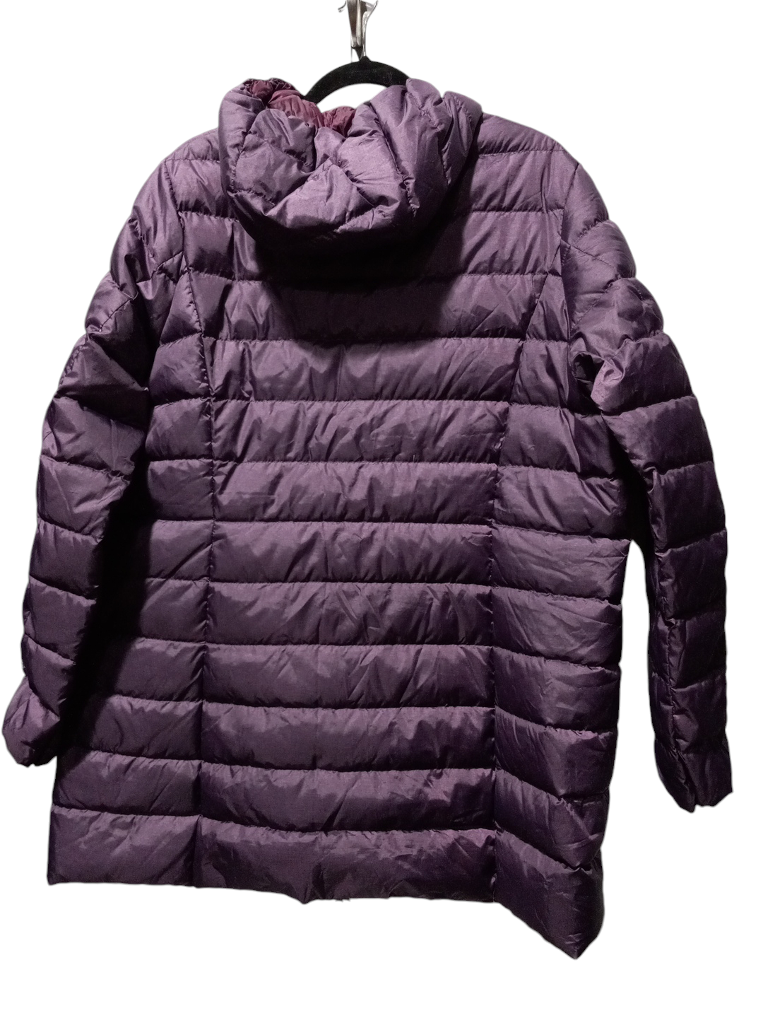 Jacket Puffer & Quilted By Eddie Bauer In Purple, Size: 2x