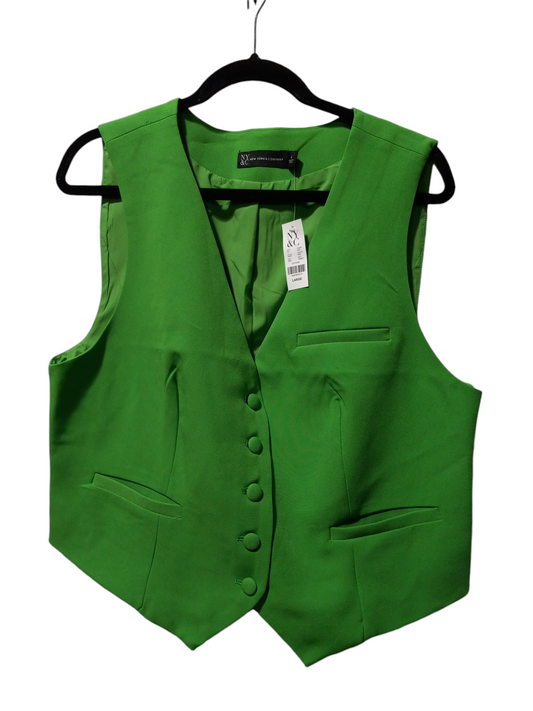 Vest Other By New York And Co In Green, Size: L