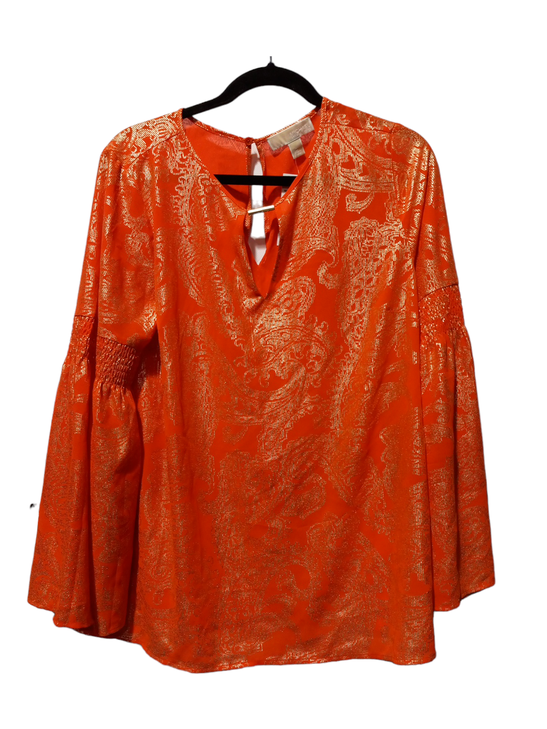 Blouse Long Sleeve By Michael By Michael Kors  Size: L