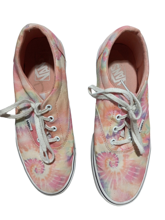 Shoes Sneakers By Vans In Tie Dye Print, Size: 9.5