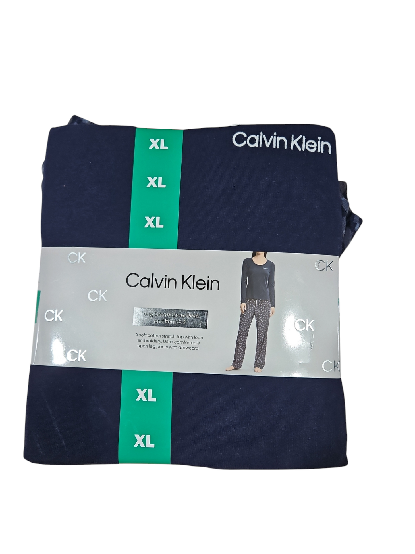 Pajamas 2pc By Calvin Klein In Blue, Size: Xl