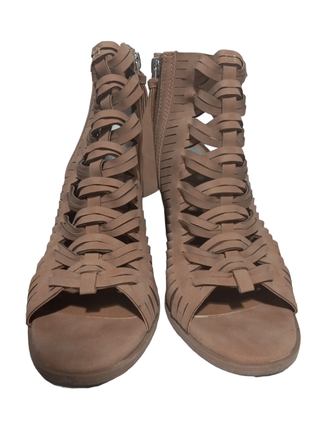 Shoes Heels Block By Dv In Tan, Size: 8.5