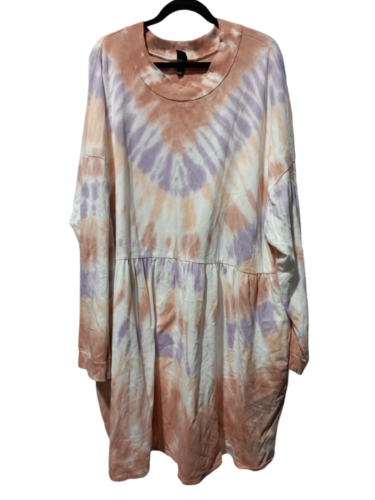 Dress Casual Short By Wild Fable In Tie Dye Print, Size: 4x