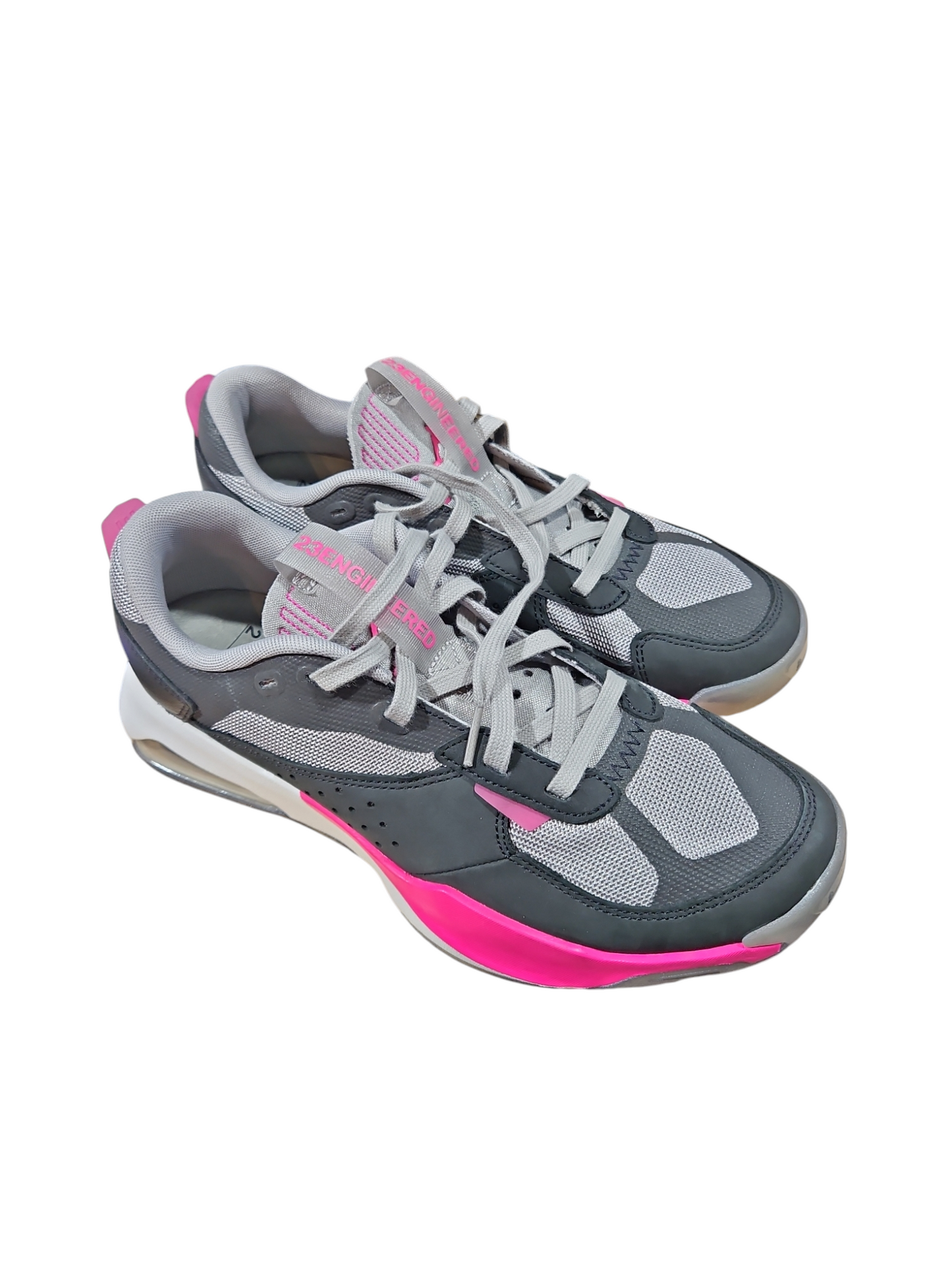 Shoes Athletic By Jordan In Grey & Pink, Size: 10.5