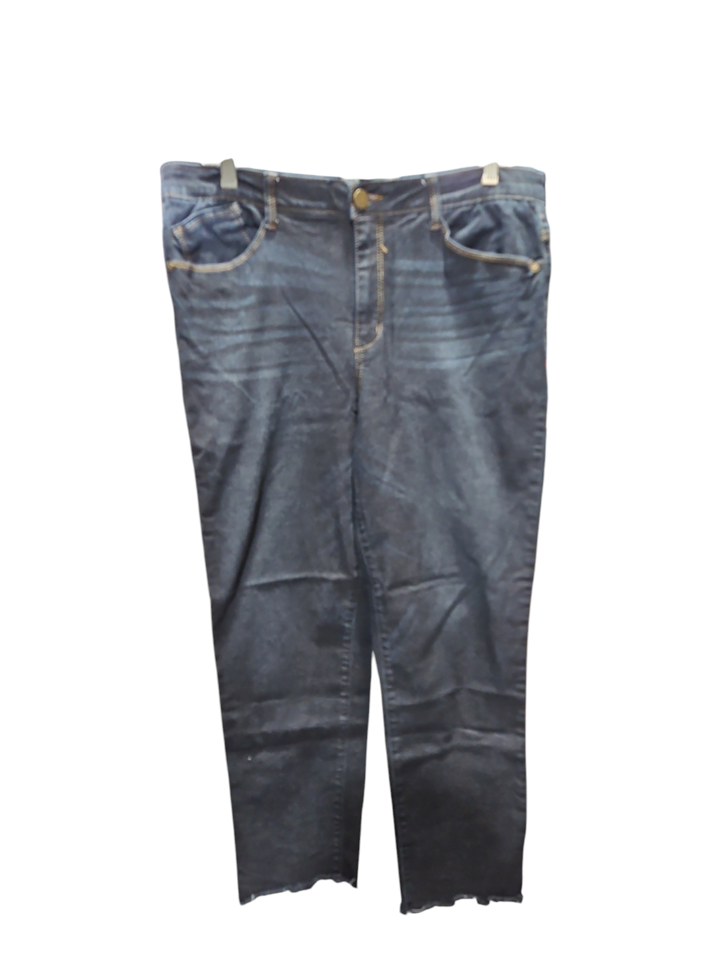 Jeans Straight By Democracy In Blue Denim, Size: 14