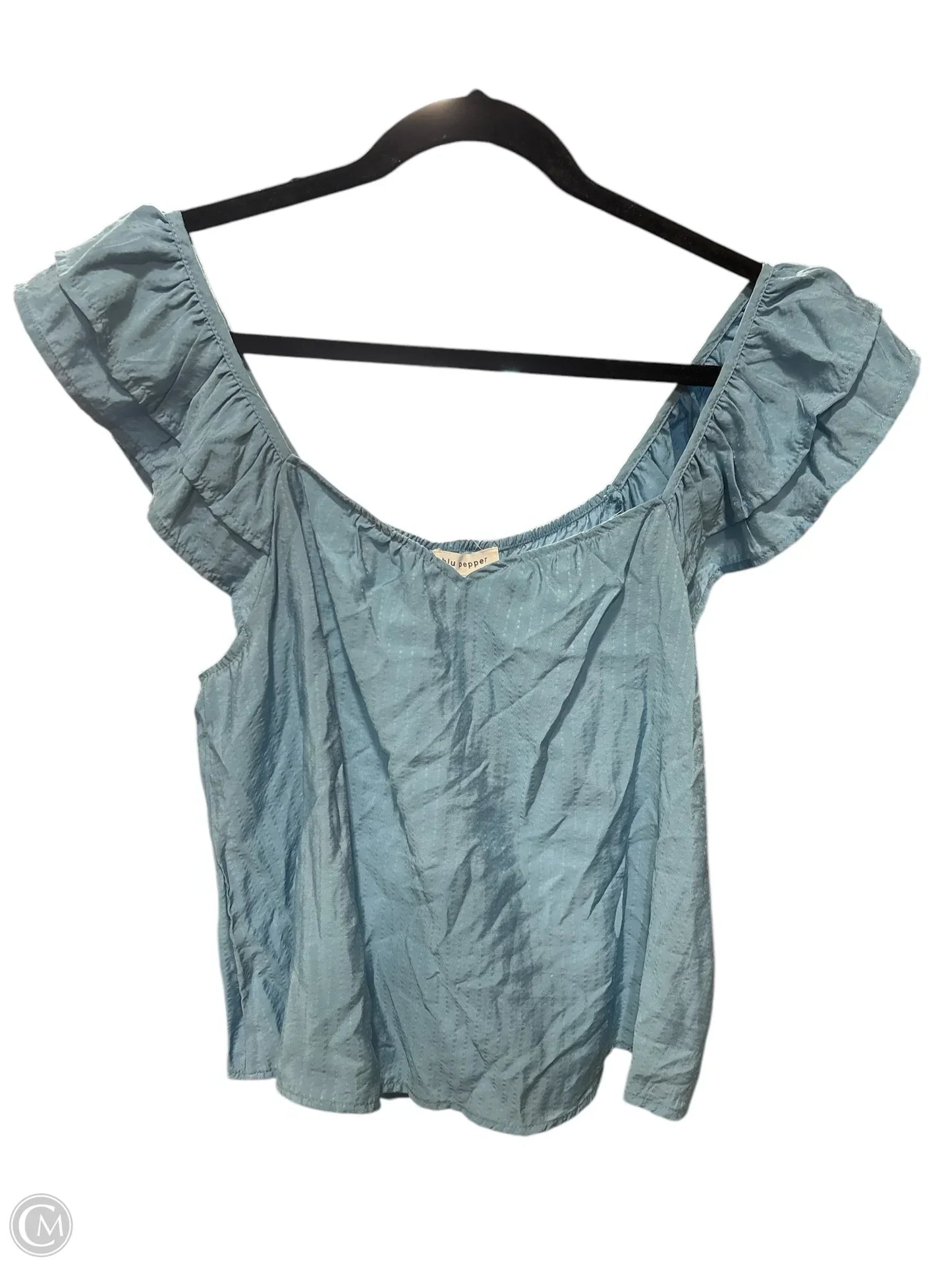 Blouse Sleeveless By Blu Pepper  Size: L