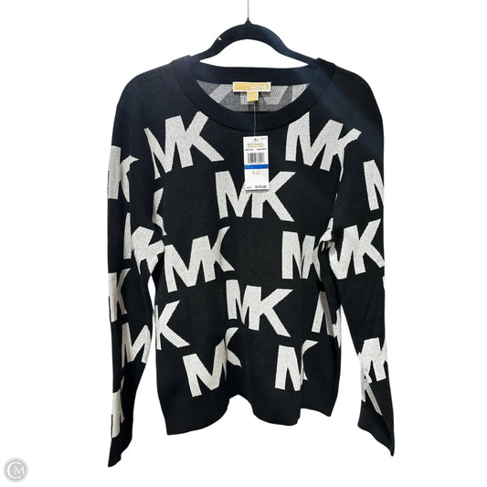 Sweater By Michael By Michael Kors In Black & White, Size: Xl