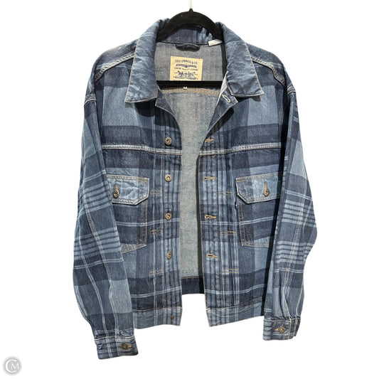 Jacket Denim By Levis In Blue, Size: M