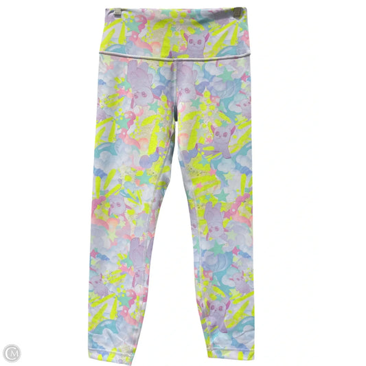 Athletic Leggings By Lululemon In Multi-colored, Size: 10