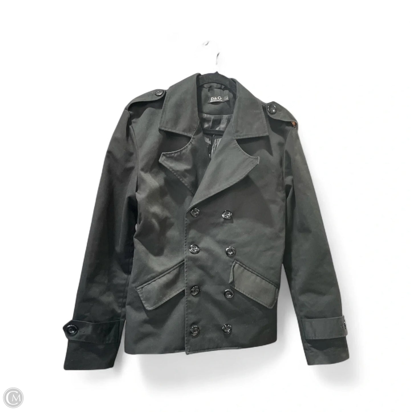 Jacket Luxury Designer By Dolce And Gabbana In Black, Size: L