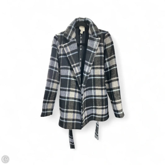Coat Other By Joie In Plaid Pattern, Size: Xs