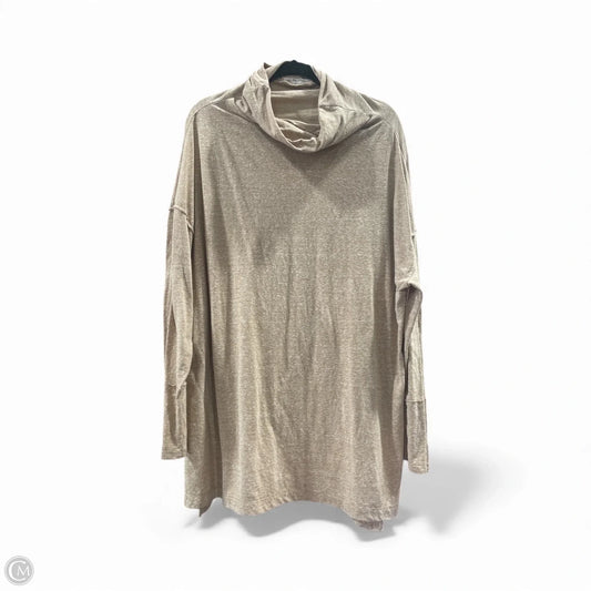 Tunic Long Sleeve By We The Free In Tan, Size: L
