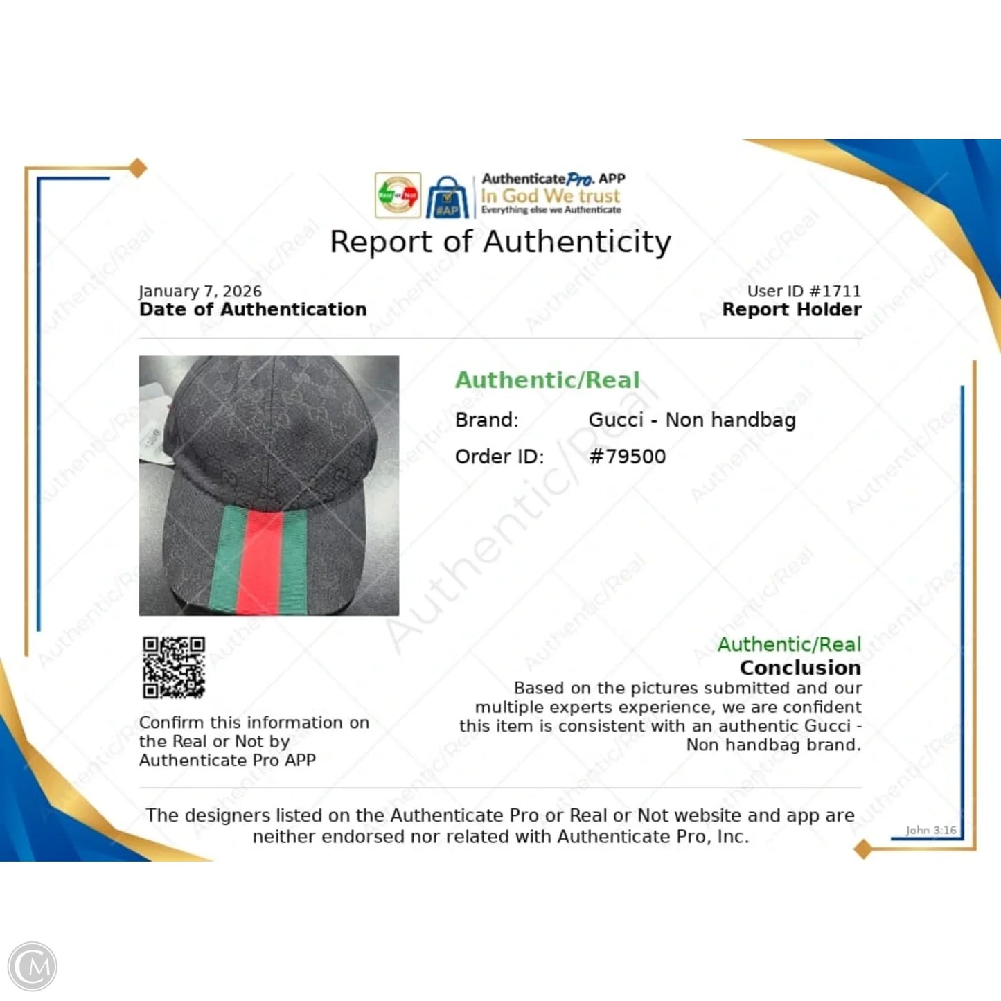 Hat Luxury Designer By Gucci