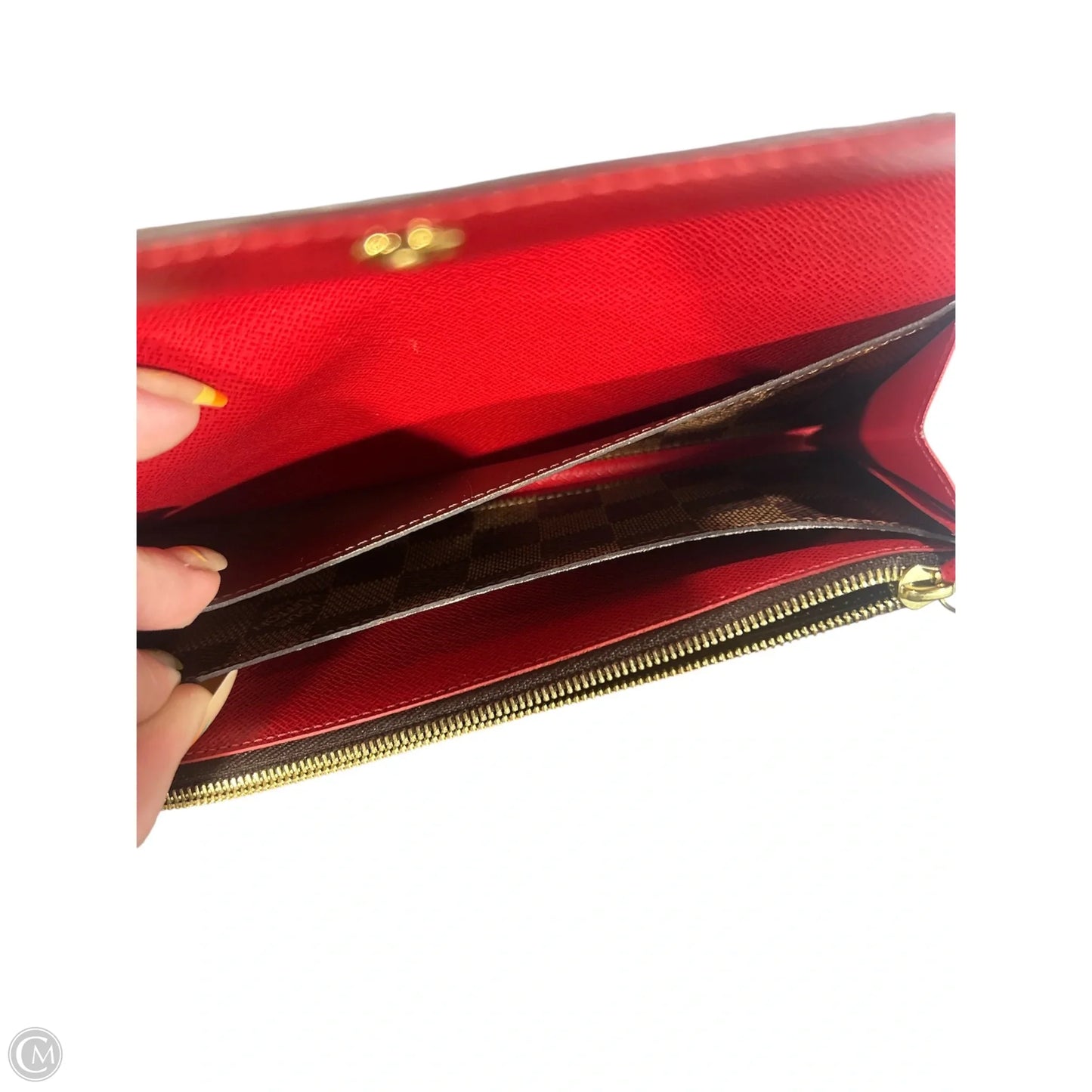 Wallet Luxury Designer By Louis Vuitton, Size: Large