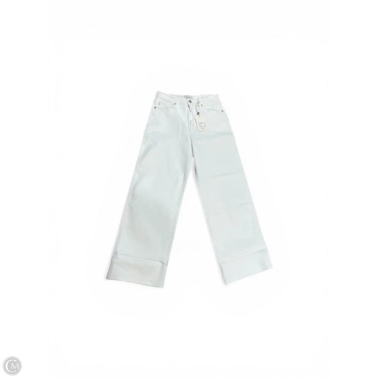 Jeans Wide Leg By Kancan In White, Size: M