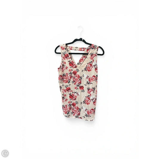 Blouse Sleeveless By Maurices In Floral Print, Size: Xs
