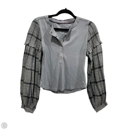 Top Long Sleeve By Pilcro In Multi-colored, Size: S