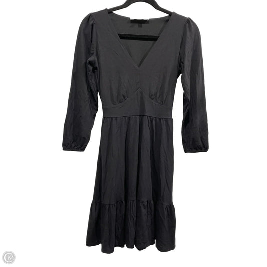 Dress Casual Midi By Loft In Black, Size: 0p