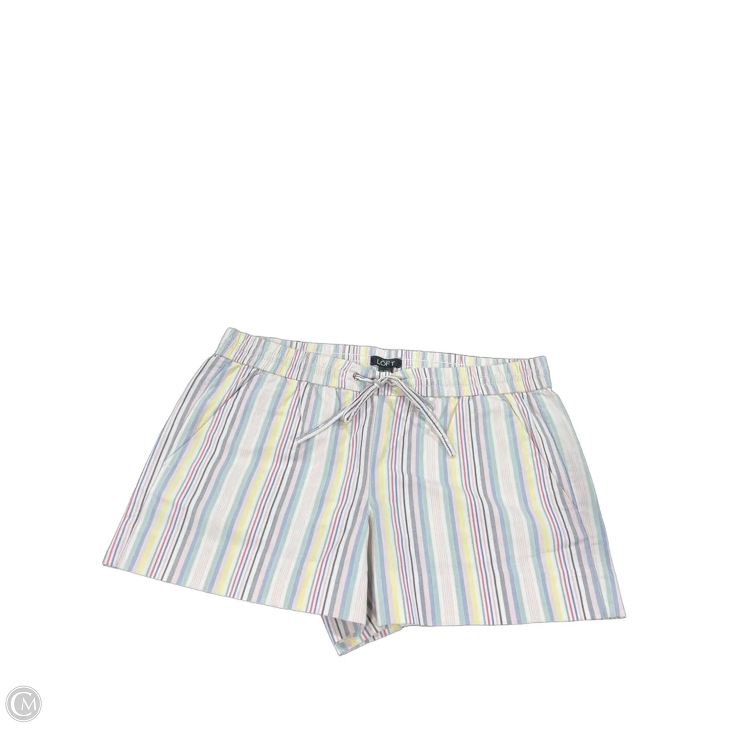 Shorts By Loft In Striped Pattern, Size: Xs