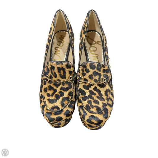 Shoes Heels Platform By Sam Edelman In Animal Print, Size: 7.5
