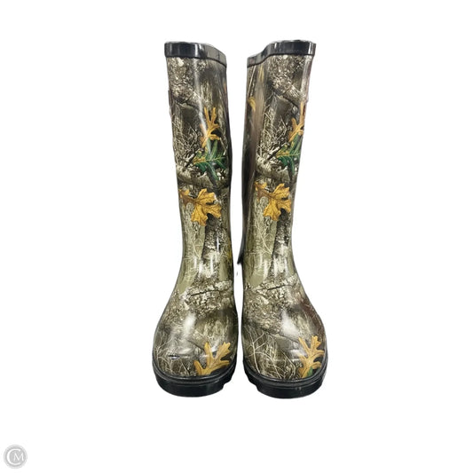 Boots Rain By Magellan In Camouflage Print, Size: 8