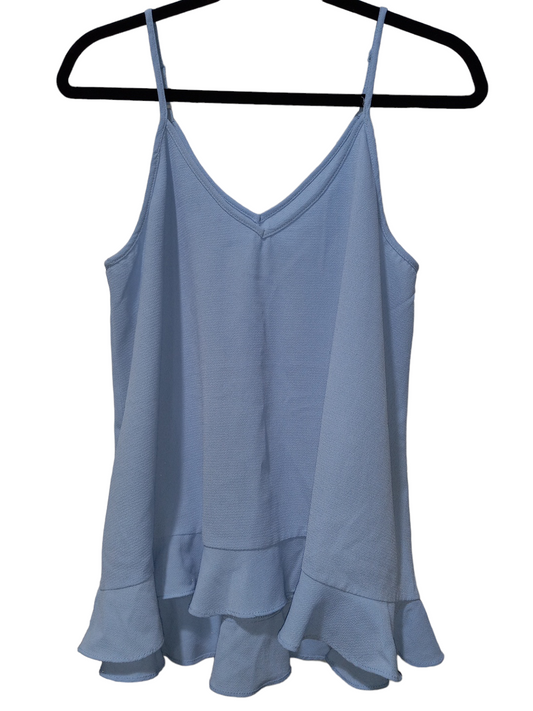 Blue Blouse Sleeveless She + Sky, Size M