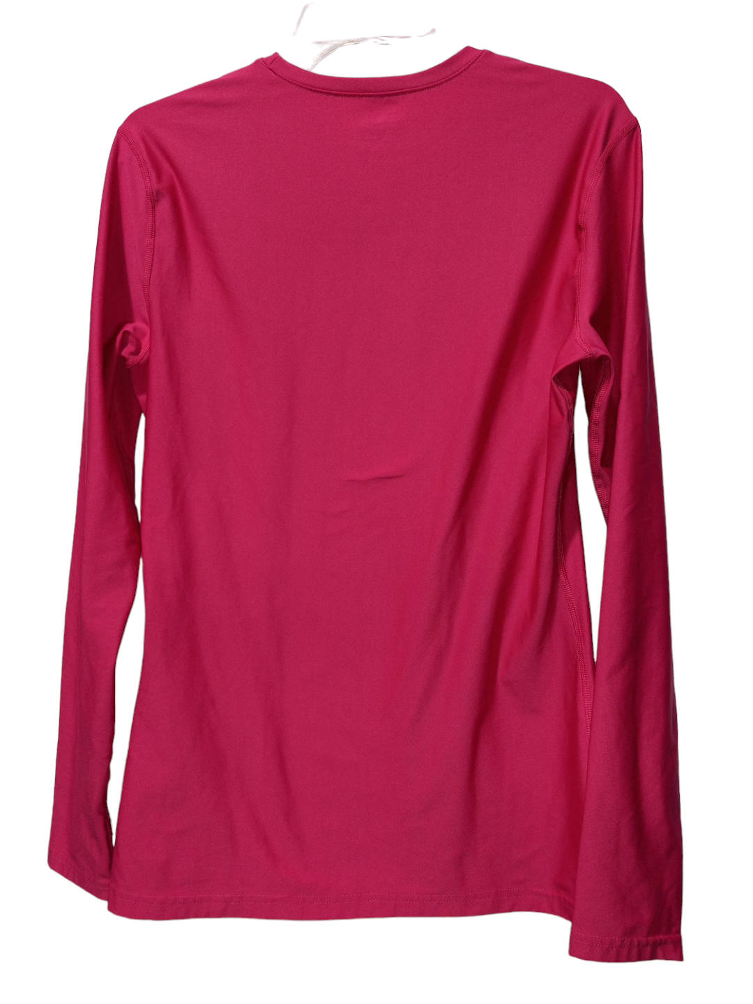 Pink Athletic Top Long Sleeve Collar Bcg, Size Xl