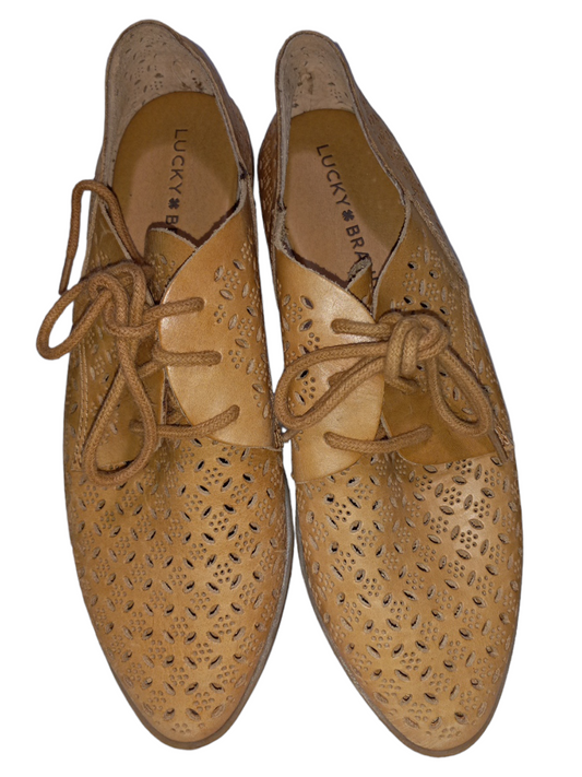 Tan Shoes Flats Lucky Brand, Size 6.5