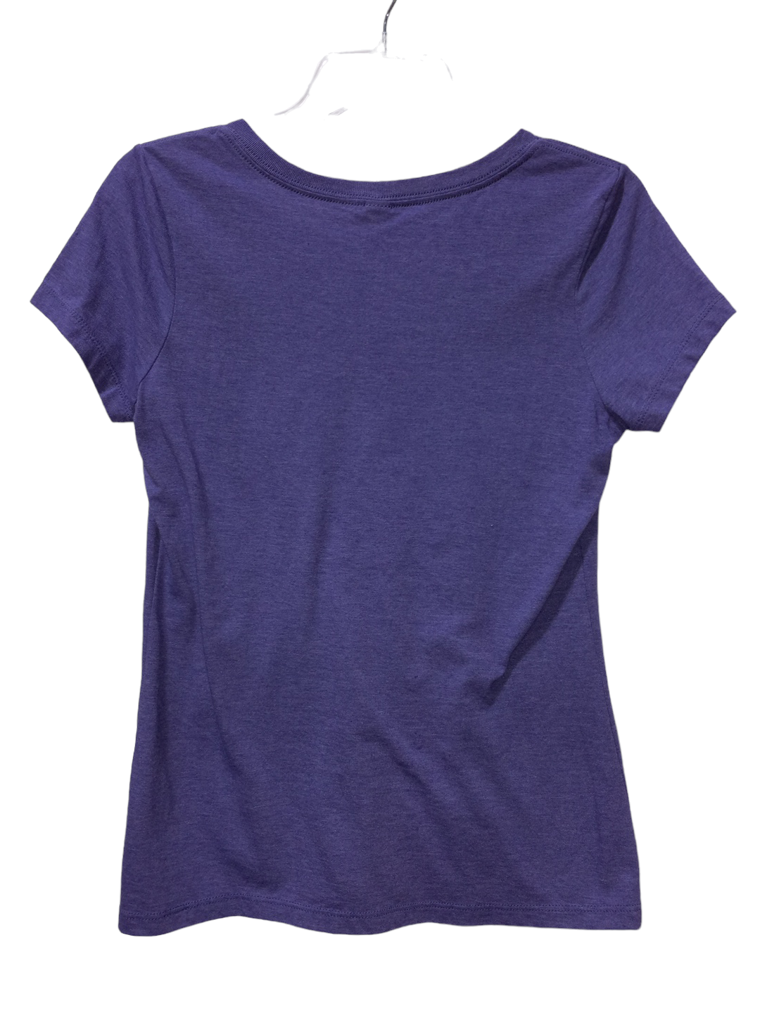 Purple Top Short Sleeve Clothes Mentor, Size S