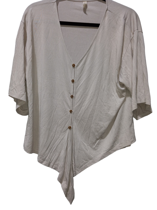 Taupe Top Short Sleeve Wishlist, Size S