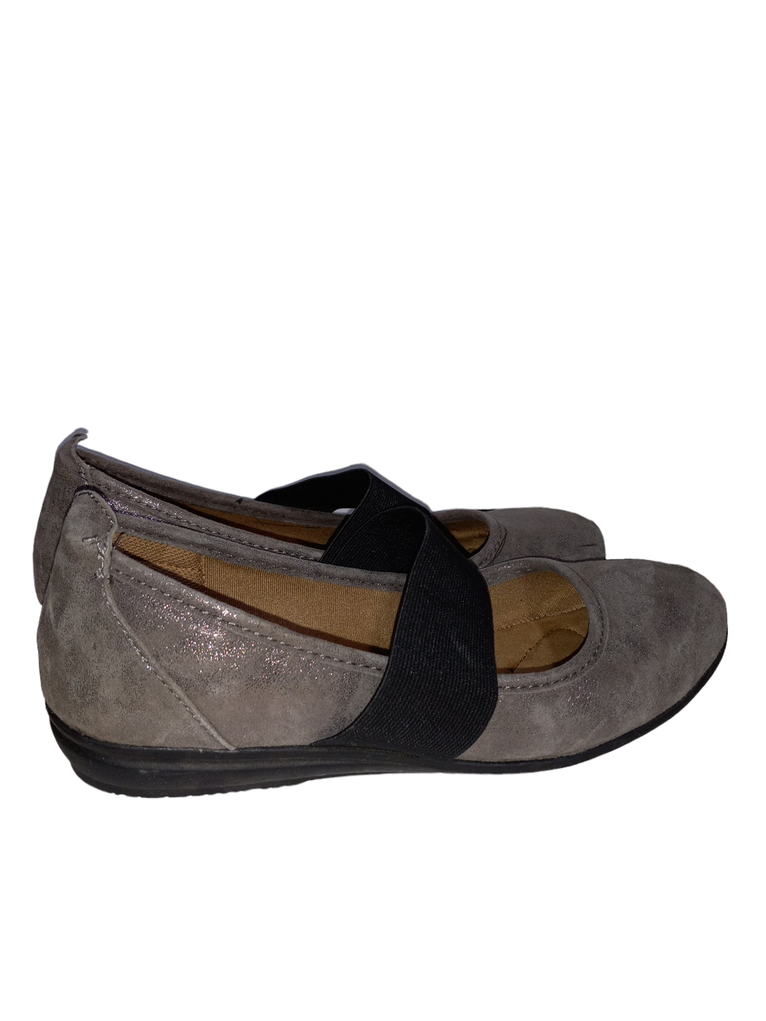 Grey Shoes Flats Montana Blues, Size 8.5