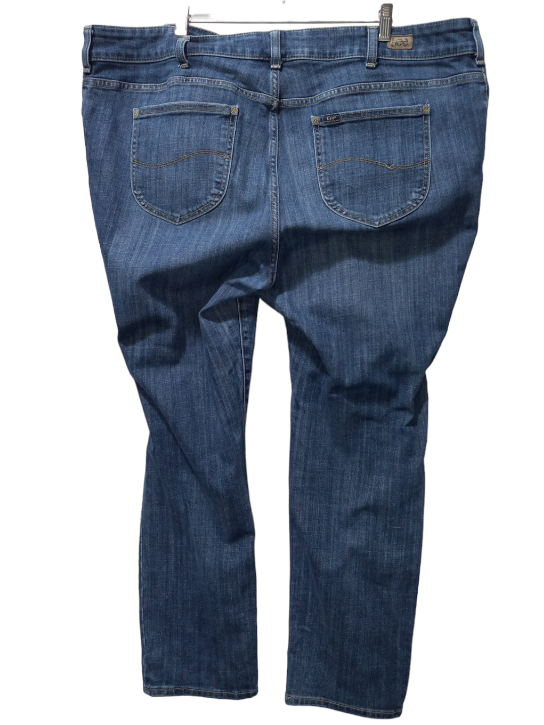 Blue Denim Jeans Straight Lee, Size 24