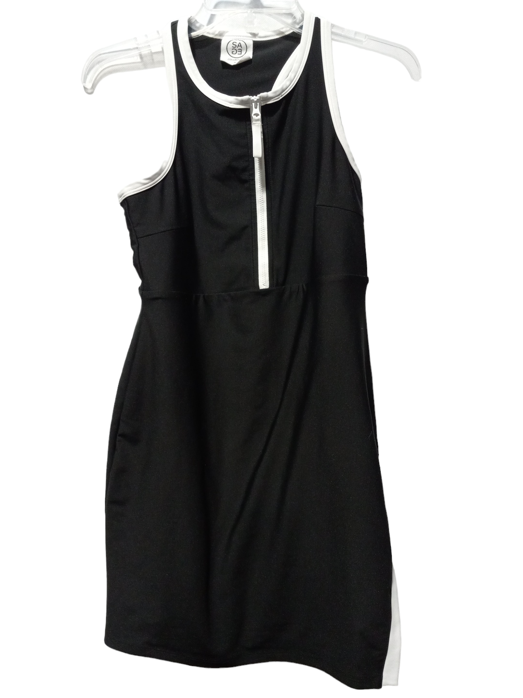 Black & White Athletic Dress Sage, Size M