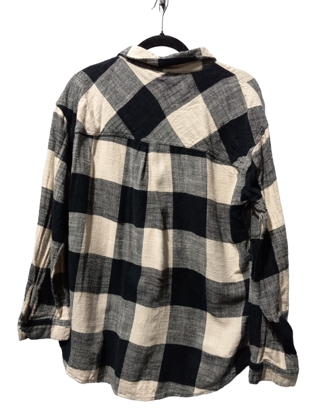 Plaid Pattern Jacket Fleece Maurices, Size L