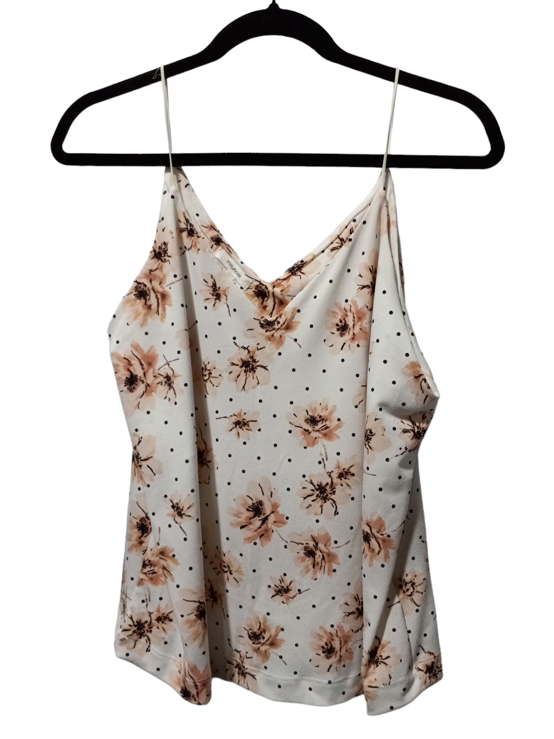 Floral Print Blouse Sleeveless Maurices, Size L