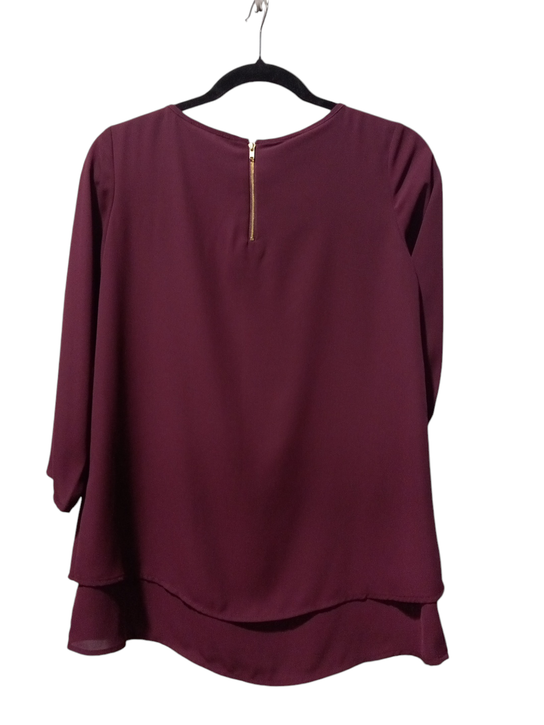 Top Long Sleeve By Limited In Burgundy, Size: Xs