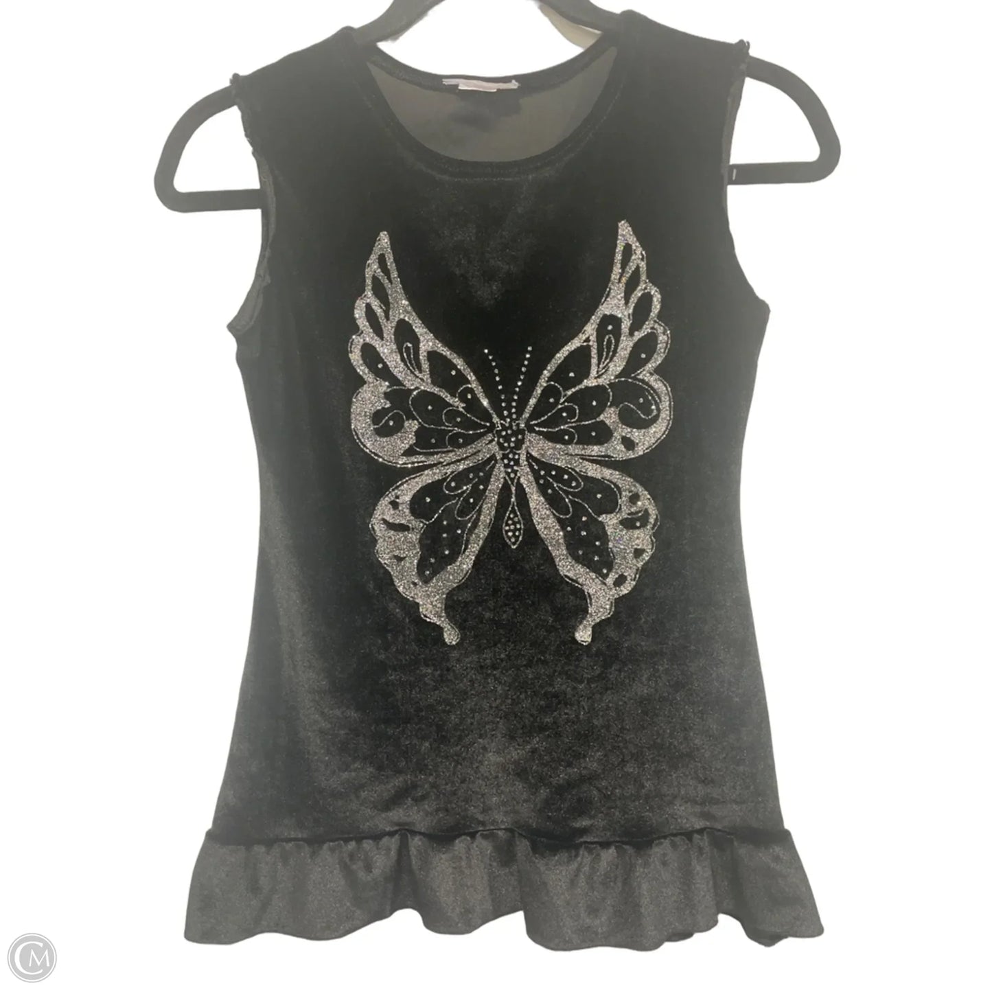 Top Sleeveless By Clothes Mentor In Black, Size: S