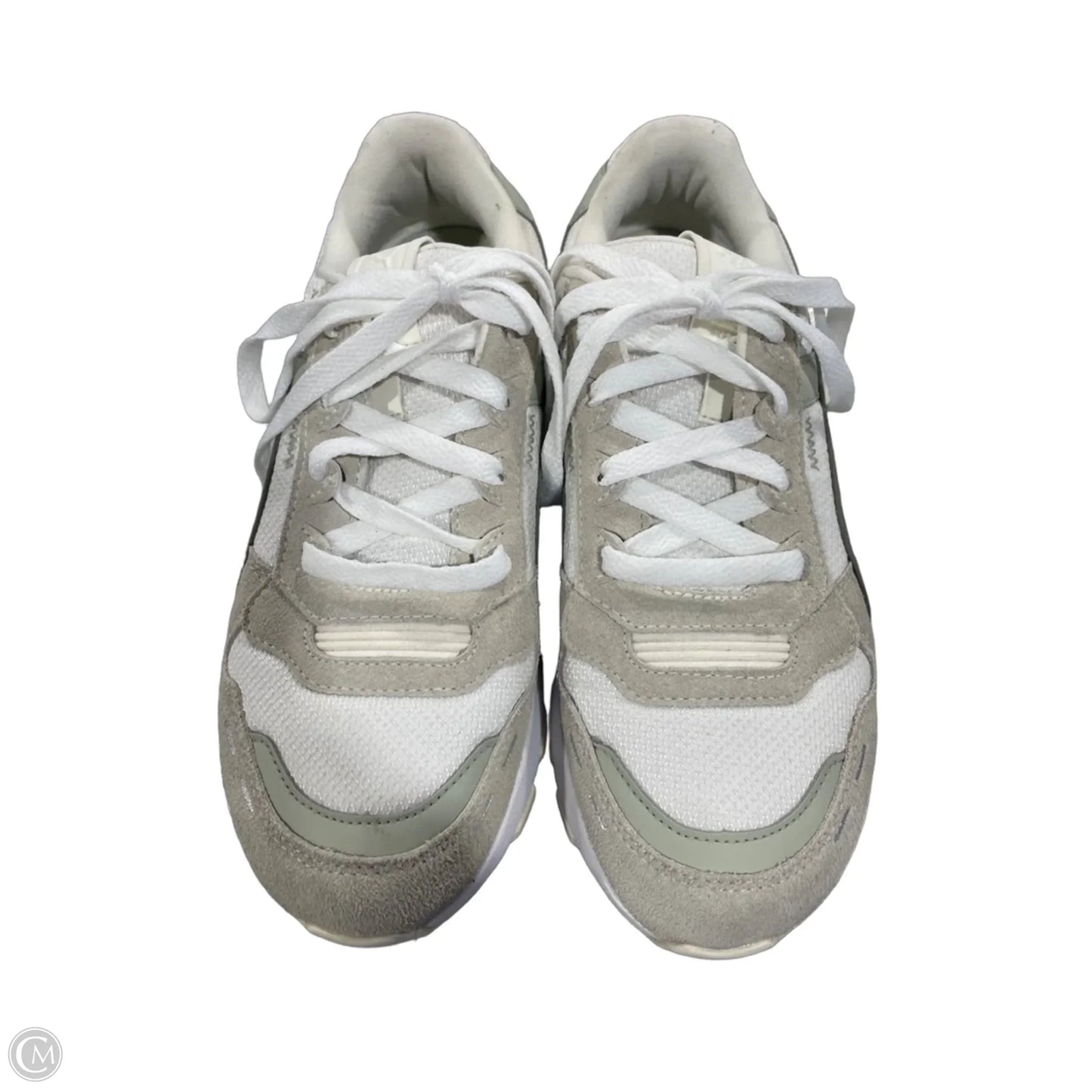 Shoes Athletic By Puma In Green & White, Size: 7