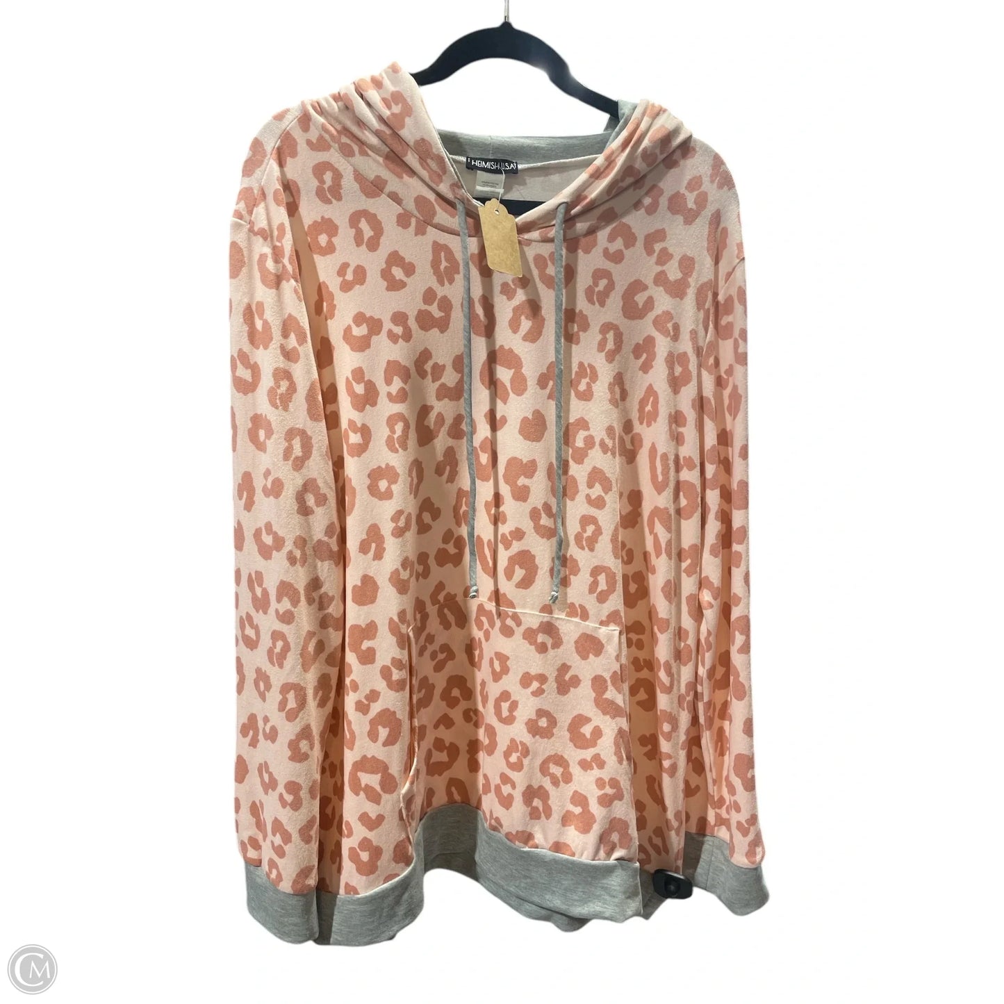 Sweatshirt Hoodie By Heimish Usa In Animal Print, Size: 3x