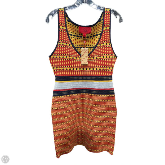 Dress Designer By Zac Posen In Multi-colored, Size: L