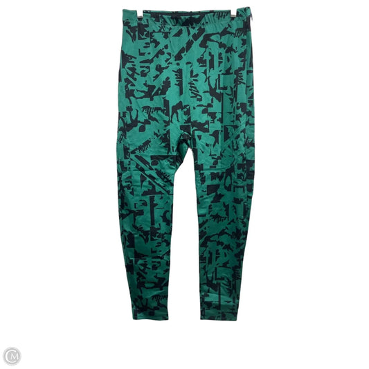 Athletic Leggings By Yitty In Green, Size: Xl