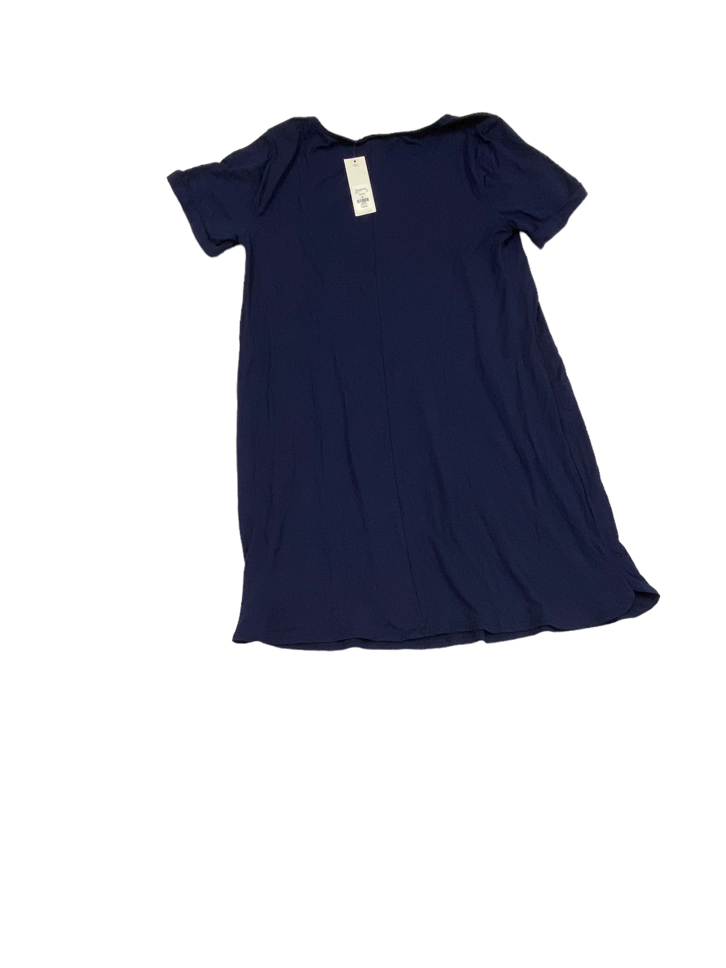 Navy Top Short Sleeve Basic Alya, Size M